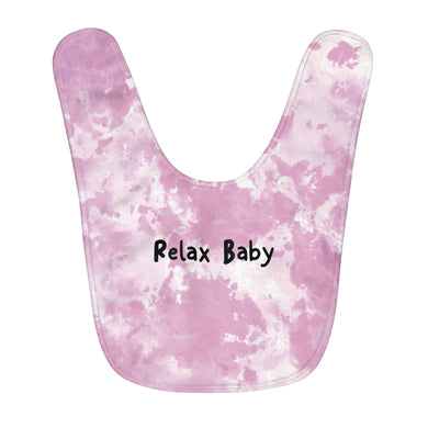 Relax Baby Fleece Pink Bib