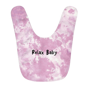 Relax Baby Fleece Pink Bib