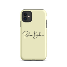 Load image into Gallery viewer, Relax Babe Cream iPhone Case