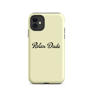 Relax Dude Cream iPhone Case