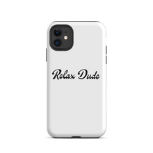 Load image into Gallery viewer, Relax Dude White iPhone Case