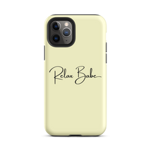 Load image into Gallery viewer, Relax Babe Cream iPhone Case