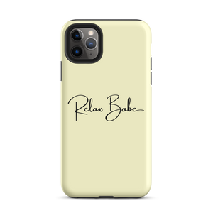 Relax Babe Cream iPhone Case