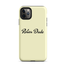 Load image into Gallery viewer, Relax Dude Cream iPhone Case