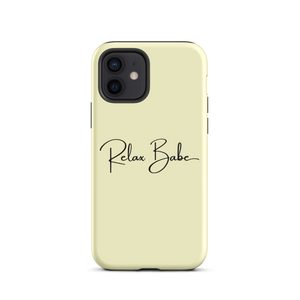 Relax Babe Cream iPhone Case