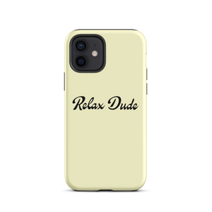 Relax Dude Cream iPhone Case