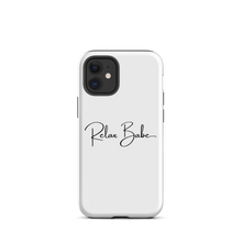 Load image into Gallery viewer, Relax Babe White iPhone Case