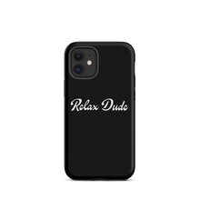 Load image into Gallery viewer, Relax Dude Black iPhone Case