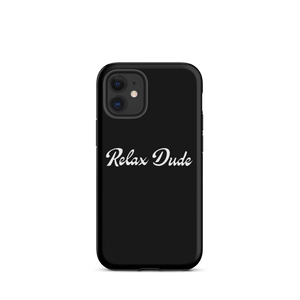 Relax Dude Black iPhone Case