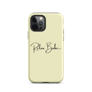 Relax Babe Cream iPhone Case