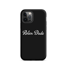 Load image into Gallery viewer, Relax Dude Black iPhone Case