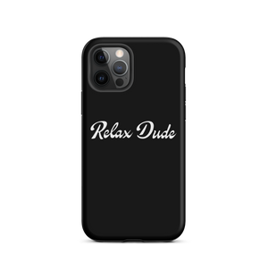 Relax Dude Black iPhone Case