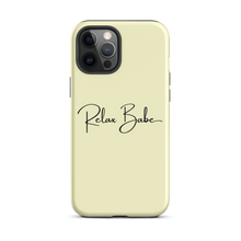 Load image into Gallery viewer, Relax Babe Cream iPhone Case