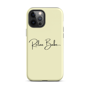 Relax Babe Cream iPhone Case