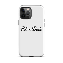 Load image into Gallery viewer, Relax Dude White iPhone Case