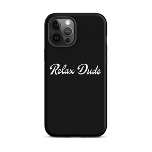 Relax Dude Black iPhone Case