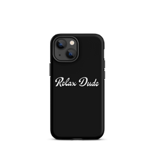 Load image into Gallery viewer, Relax Dude Black iPhone Case