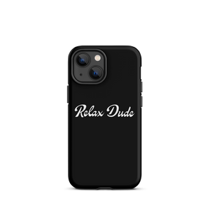 Relax Dude Black iPhone Case