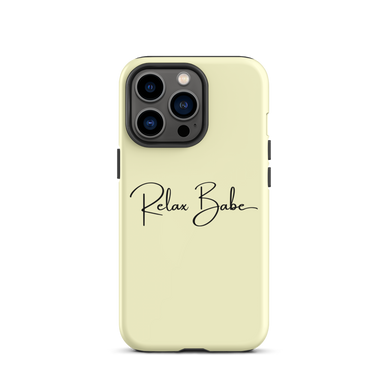 Relax Babe Cream iPhone Case