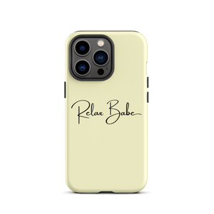 Relax Babe Cream iPhone Case