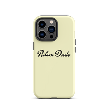 Load image into Gallery viewer, Relax Dude Cream iPhone Case