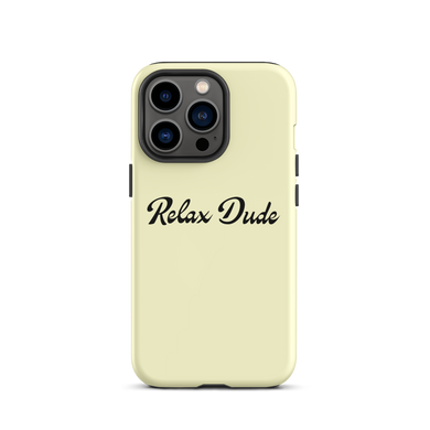 Relax Dude Cream iPhone Case