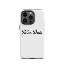 Load image into Gallery viewer, Relax Dude White iPhone Case