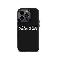 Load image into Gallery viewer, Relax Dude Black iPhone Case