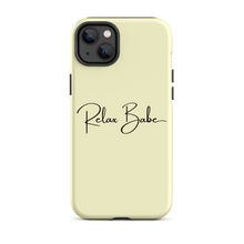 Load image into Gallery viewer, Relax Babe Cream iPhone Case