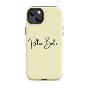 Relax Babe Cream iPhone Case