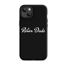 Load image into Gallery viewer, Relax Dude Black iPhone Case