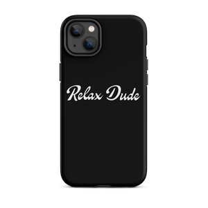 Relax Dude Black iPhone Case