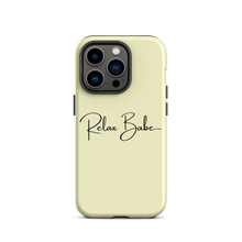 Load image into Gallery viewer, Relax Babe Cream iPhone Case