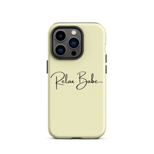 Relax Babe Cream iPhone Case