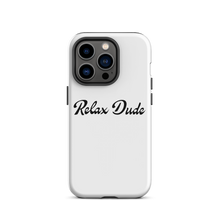 Load image into Gallery viewer, Relax Dude White iPhone Case