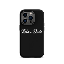 Load image into Gallery viewer, Relax Dude Black iPhone Case