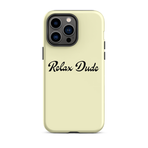 Relax Dude Cream iPhone Case