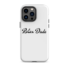 Load image into Gallery viewer, Relax Dude White iPhone Case